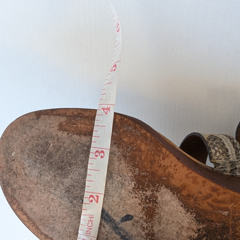 Coach Snake Print Sandals with Gold Accents - Picture 12 of 12